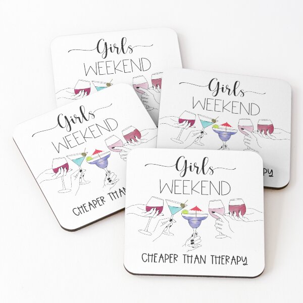 Item preview, Girls Weekend Cheaper Than Therapy designed and sold by magicalbee76.