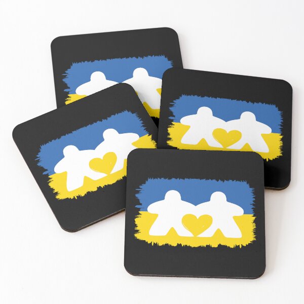 Item preview, Love Ukraine Meeple designed and sold by geekyT.
