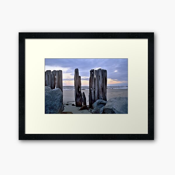 Cloudy Sunrise Framed Art Print