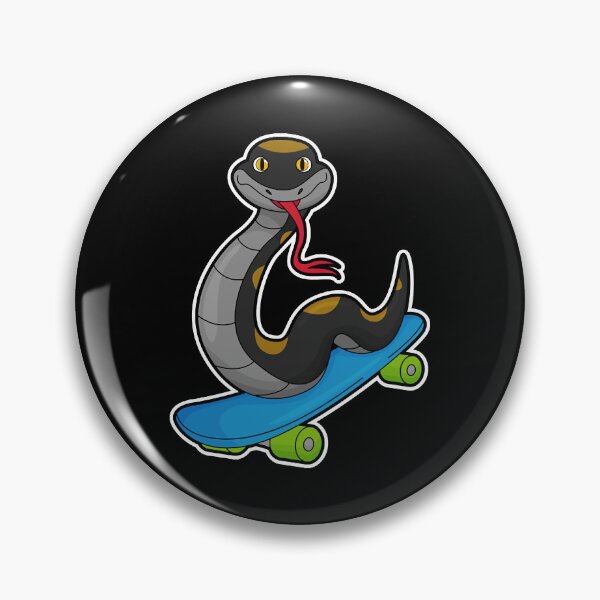 Artikelvorschau, Snake als Skater mit Skateboard entworfen und verkauft von TinaRangel9792.