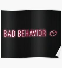 Bad Behavior Poster