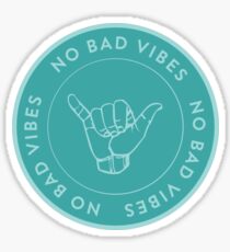 Shaka No Bad Vibes Sticker