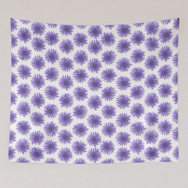Item preview, Field of stunning violet sunflowers designed and sold by FrancesPoff.