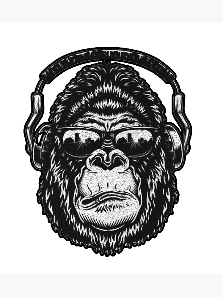 " Gorilla Tag Gorilla Music Sticker" Poster for Sale by ayersrek Redbubble