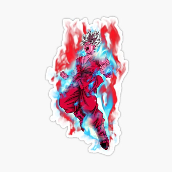 Goku Super Saiyan Blue Kaioken Style Graphic · Creative Fabrica