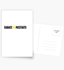 Radiate Positivity Postcards