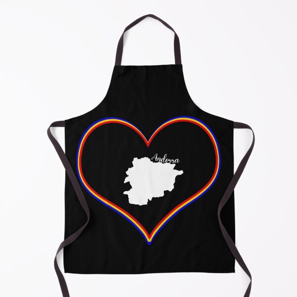 Item preview, Black heart map Andorra designed and sold by Astralia.