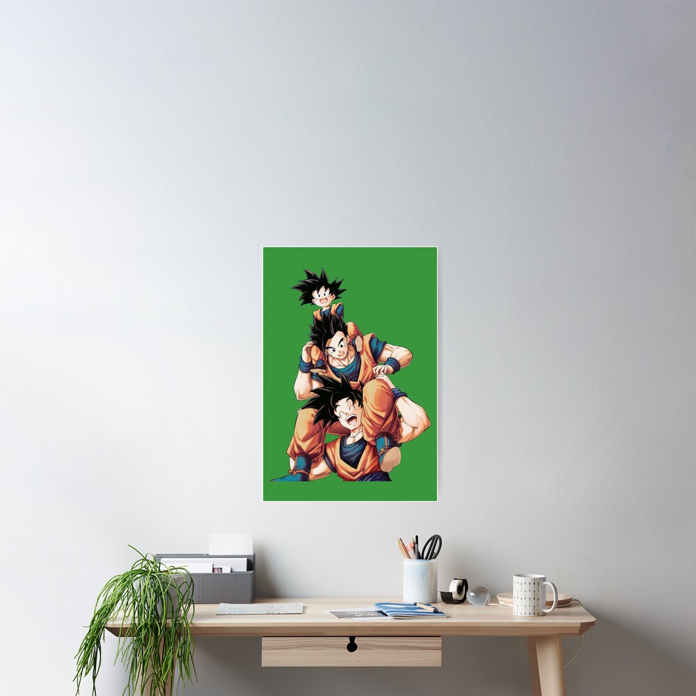 Goku 'Reflections' Original Art Poster - Dragon Ball Super DBZ Wall Art, NEW