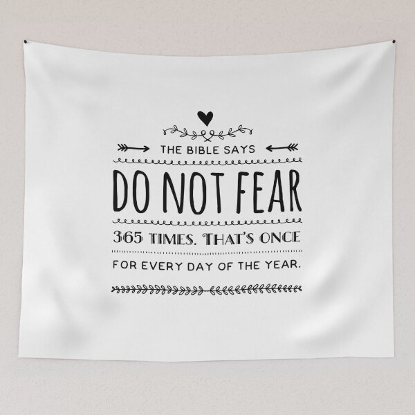 Item preview, Do Not Fear 365 Days a Year designed and sold by VerseGifts.