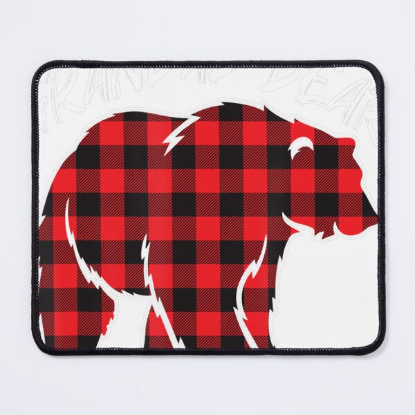 Item preview, Matching Christmas Pajama Gift Red Plaid Grandad Bear designed and sold by zanasumesick.