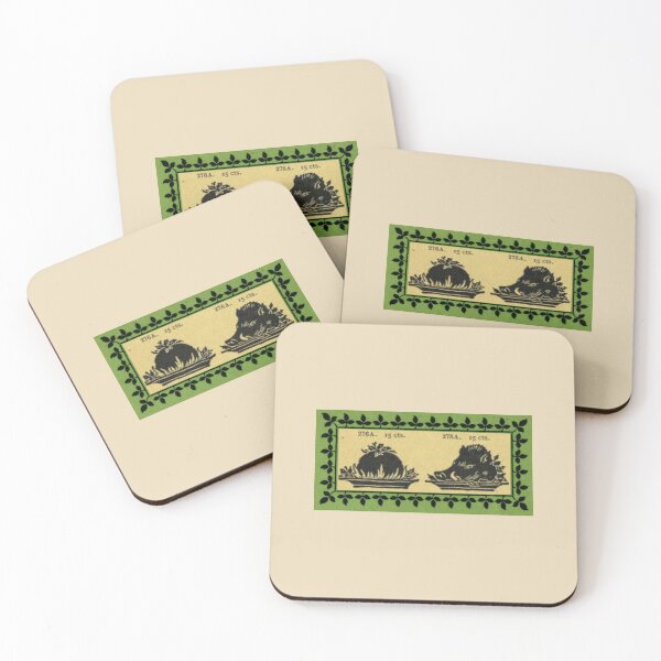 Item preview, Victorian Holiday Dishes Label designed and sold by LochNestFarm.