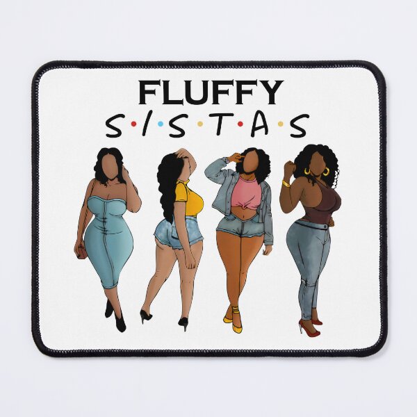 Item preview, Black Woman Fluffy Sistas designed and sold by DeGeo.