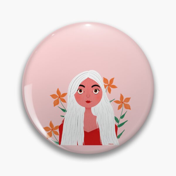 Item preview, Woman with flowers Spring Art Illustration  designed and sold by NAYANA S KUMAR.