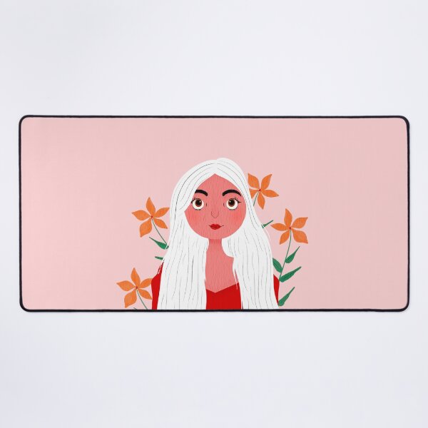 Item preview, Woman with flowers Spring Art Illustration  designed and sold by NAYANA S KUMAR.