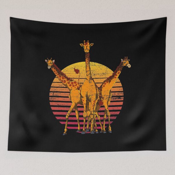 Item preview, Africa Safari Animal Zoo Keeper Gift Retro Giraffe designed and sold by SkylerKason.