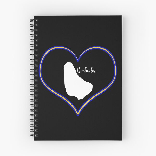 Item preview, Barbados map black heart designed and sold by Astralia.