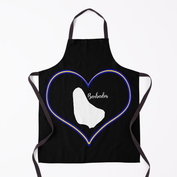 Item preview, Barbados map black heart designed and sold by Astralia.