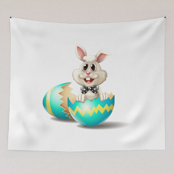 Item preview, A rabbit inside a cracked Easter egg  designed and sold by Anvin Peeter.