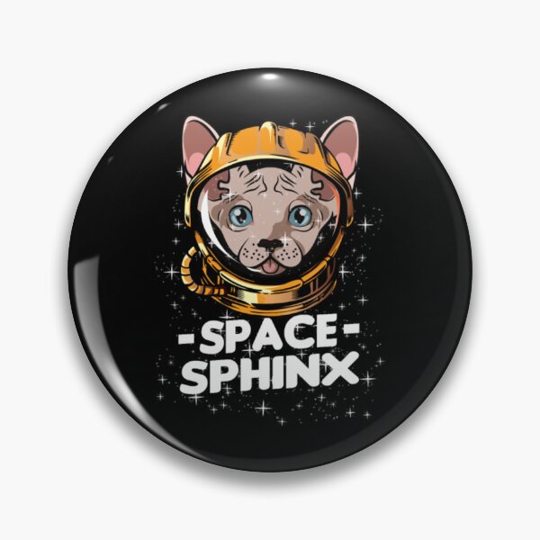 Item preview, Sphynx cat spaceship solar system designed and sold by jackienorfolkal.