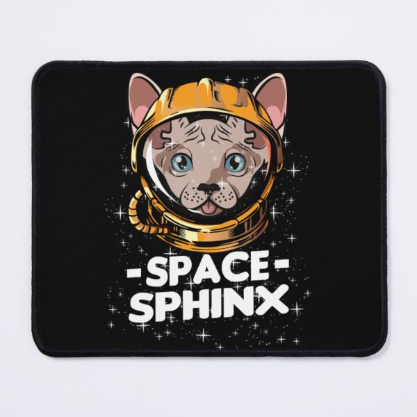 Item preview, Sphynx cat spaceship solar system designed and sold by jackienorfolkal.