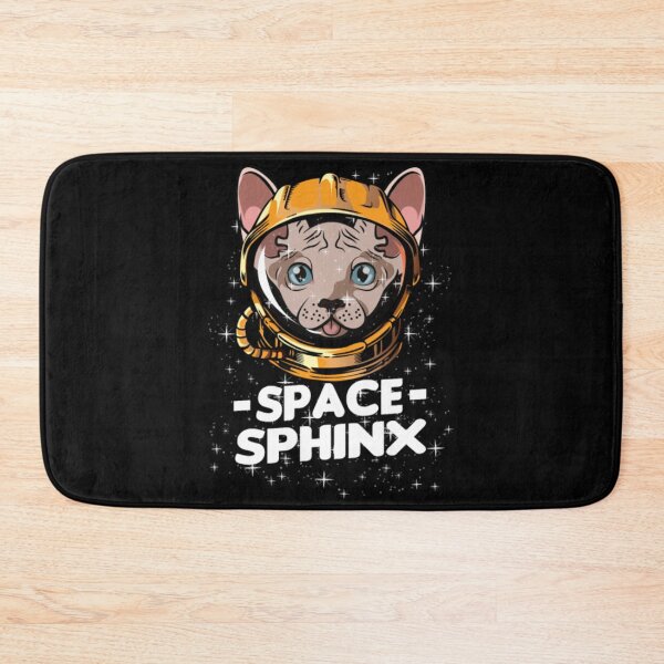 Item preview, Sphynx cat spaceship solar system designed and sold by jackienorfolkal.