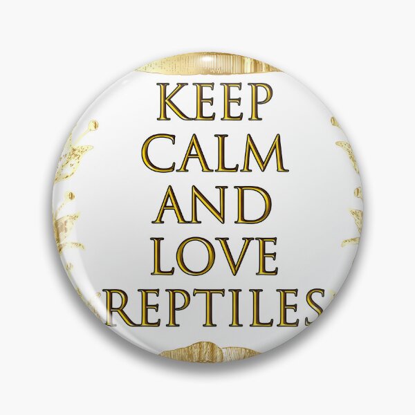 Item preview, Mantén la calma y ama a los reptiles designed and sold by Getchell-Design.