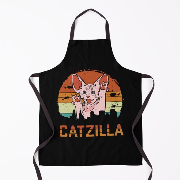 Item preview, Sphynx cat Godzilla monkeys fighting designed and sold by jackienorfolkal.