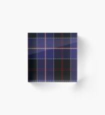 02656 Dunlop Clan/Family Tartan Acrylic Block