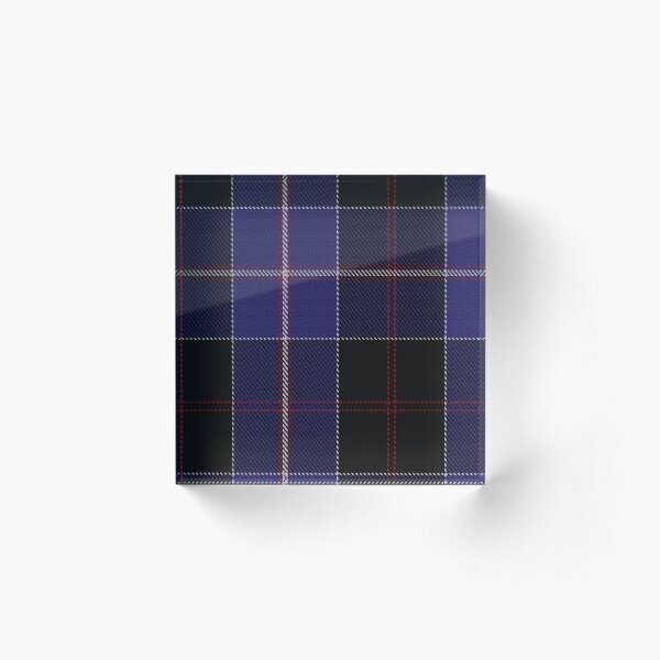02656 Dunlop Clan/Family Tartan Acrylic Block