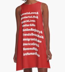 UndocuMedia’s Official Here to Stay Shirt A-Line Dress