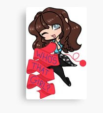 Who's That Girl? It's Jess! Canvas Print