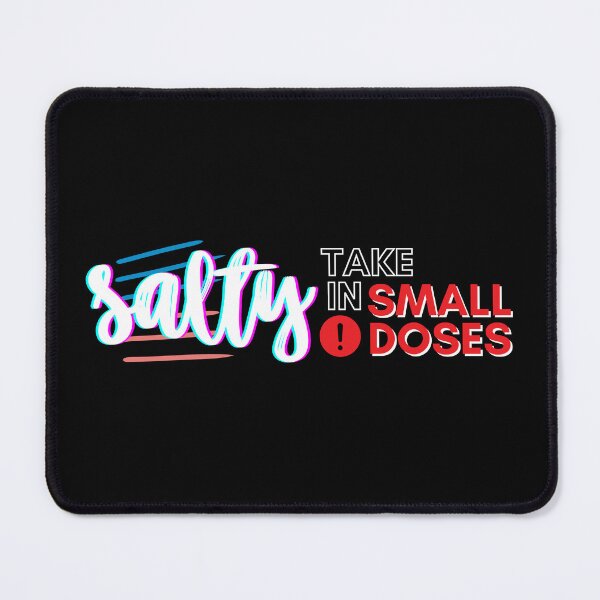 Item preview, Salty - take in small doses | Funny Pun Introvert Sassy Punchy Design | White designed and sold by dbyjane.