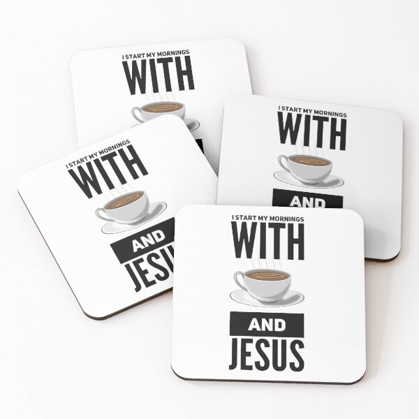 Item preview, I Start My Mornings With Coffee and Jesus designed and sold by VerseGifts.