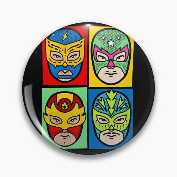Item preview, Cartoon Luchador Mexican Wrestlers Lucha Wrestling  designed and sold by rileyamiy.