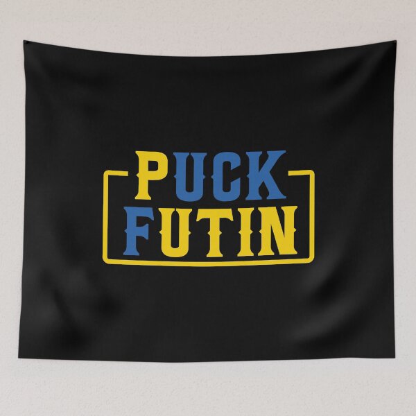 Item preview, Puck Futin Support Ukraine designed and sold by designbychow.