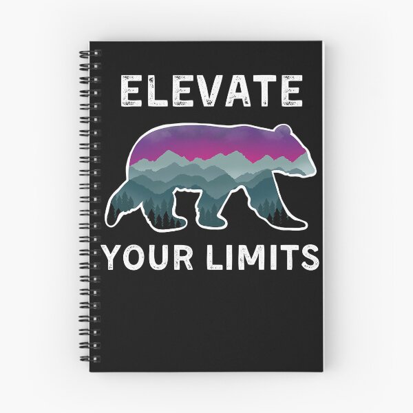 Item preview, Elevate Your Limits Mountain Bear Hike Bike Trail outdoors designed and sold by rileyamiy.