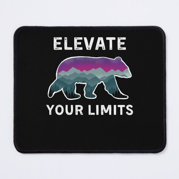 Item preview, Elevate Your Limits Mountain Bear Hike Bike Trail outdoors designed and sold by rileyamiy.