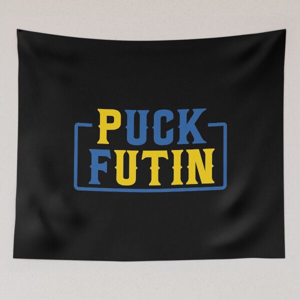 Item preview, Puck Futin Support Ukraine designed and sold by designbychow.