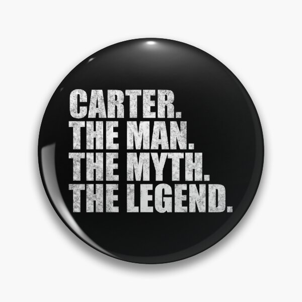 Item preview, Carter Name Carter The Man The Myth The legend designed and sold by Teelogic.