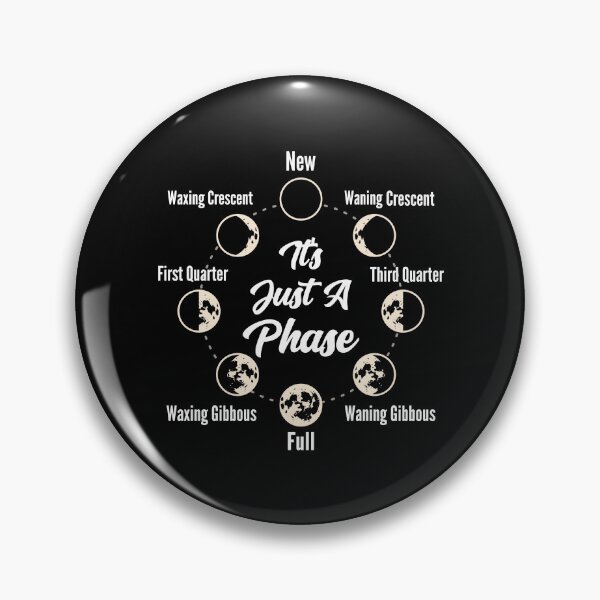 Item preview, Its Just A Phase Moon Phase Space Science Solar System Moon Art designed and sold by AugustBrees.