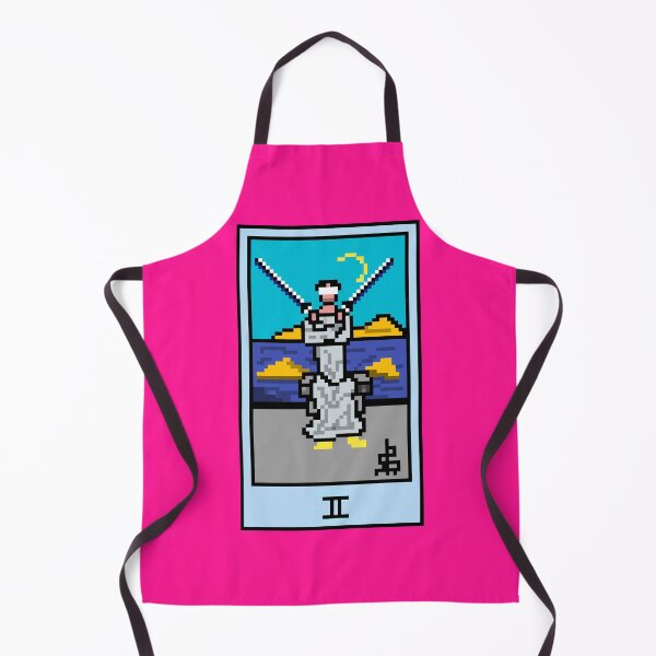 Item preview, Wait, is this pixel art tarot? Pink - Minor Arcana 'Two of Swords' (Design for T-shirt, stickers and other accessories) designed and sold by Pixel Waite.