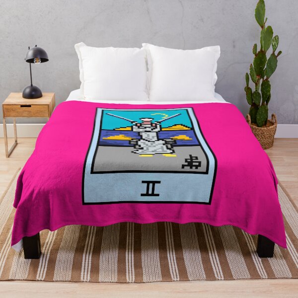 Artikelvorschau, Moment, ist das Pixel-Art-Tarot? Pink – Minor Arcana „Two of Swords“ (Design für T-Shirt, Aufkleber und andere Accessoires) entworfen und verkauft von Pixel Waite.