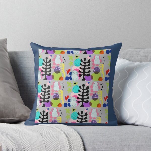 Item preview, MR Biggles skandi range “ hungry rabbits” scandi print, Finnish print, scandi pattern, rabbit lover  designed and sold by FastCustomTeesd.