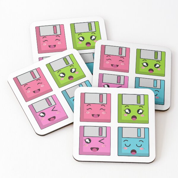 Item preview, Kawaii floppy disks designed and sold by RedTomasB.