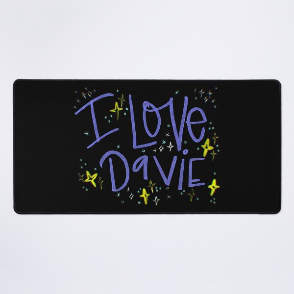 Item preview, I LOVE DAVIE CUSTOM NAME PURPLE designed and sold by GIVENGRACE.ART.