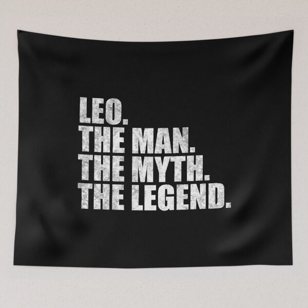 Item preview, Leo Name Leo The Man The Myth The legend designed and sold by Teelogic.