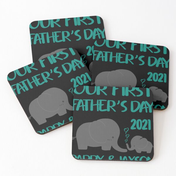 Item preview, Elephant Our First Father&x27;s Day Obtuse Classic . designed and sold by mischfwresch.
