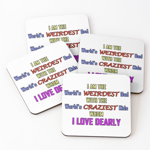 Item preview, World's Weirdest Dad - I Love You Dearly designed and sold by Getchell-Design.