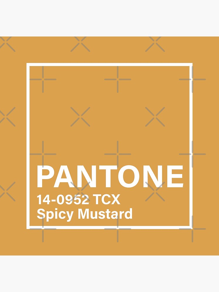 "PANTONE 140952 TCX Spicy Mustard" Poster by Redbubble