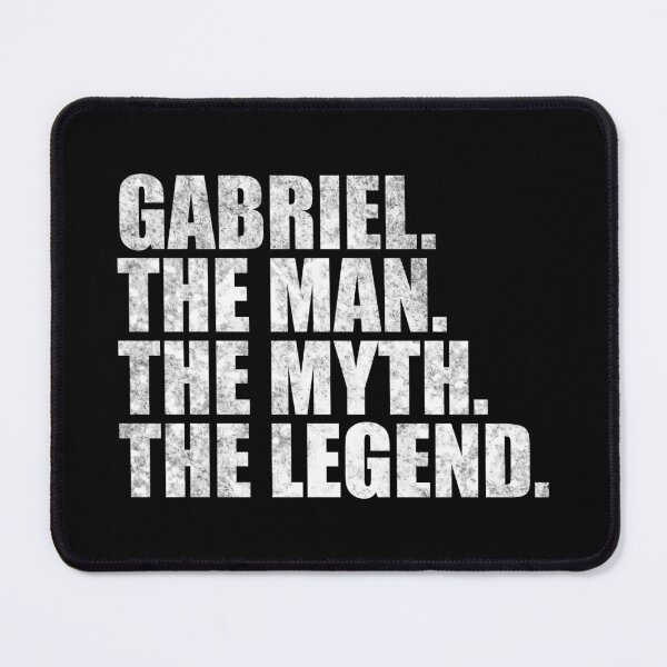 Item preview, Gabriel Name Gabriel The Man The Myth The legend designed and sold by Teelogic.